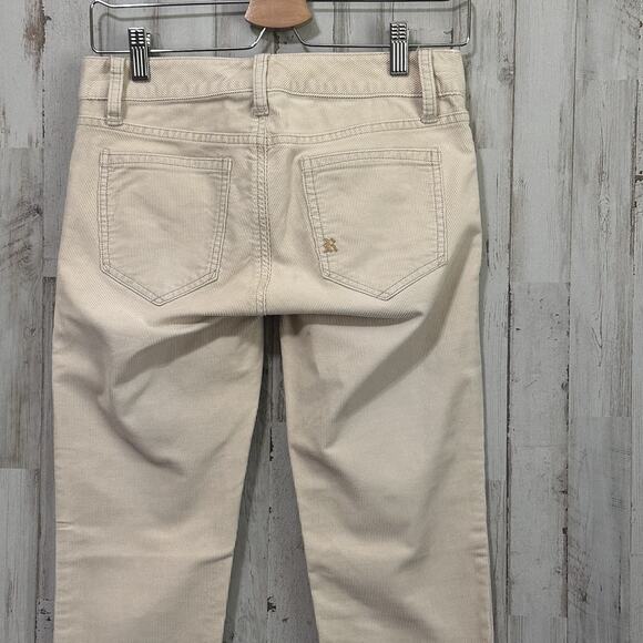 Ralph‎ Lauren Rugby Womens Corduroy Pants 2 28x33 Cream Low Rise Designer Tall - Picture 5 of 7